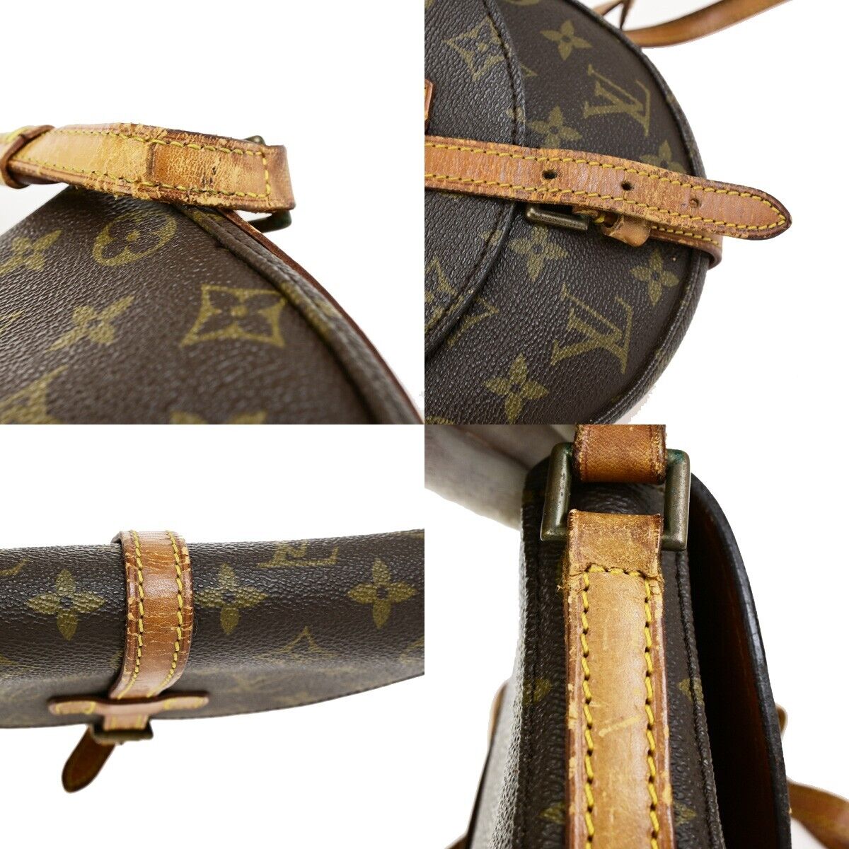 LOUIS VUITTON Chantilly PM Shoulder Bag Monogram Leather Brown M51234 69SJ463