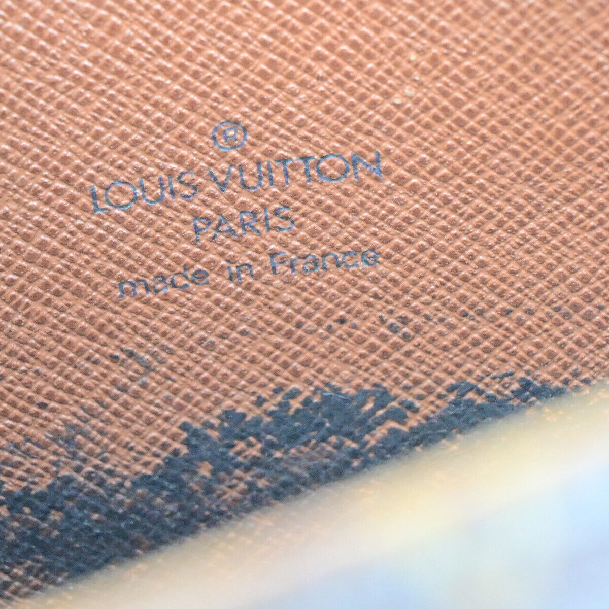 LOUIS VUITTON Logo Drouot Shoulder Bag Monogram Leather Brown M51290 73YG629