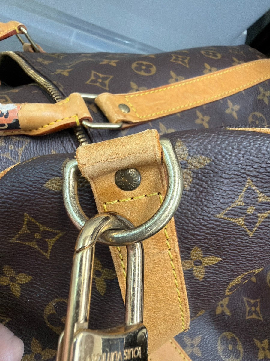 LOUIS VUITTON Keepall Bandouliere 60 2Way Hand Bag Monogram Brown M41412 15YJ221