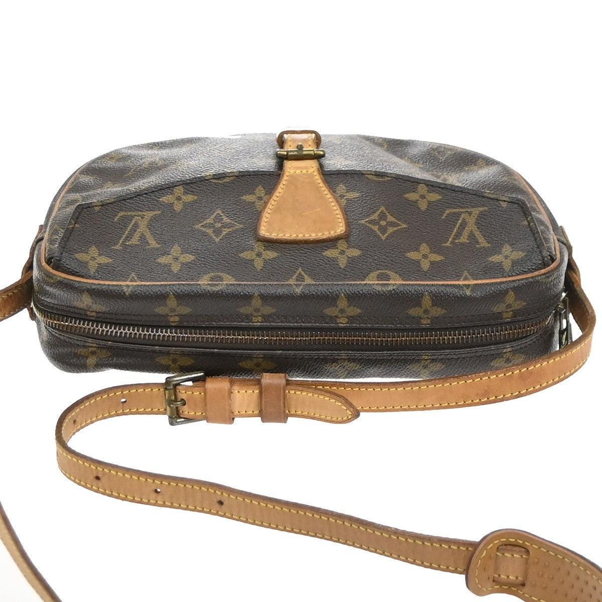 LOUIS VUITTON Jeune Fille MM Shoulder Bag Monogram Leather Brown M51226 32SA151
