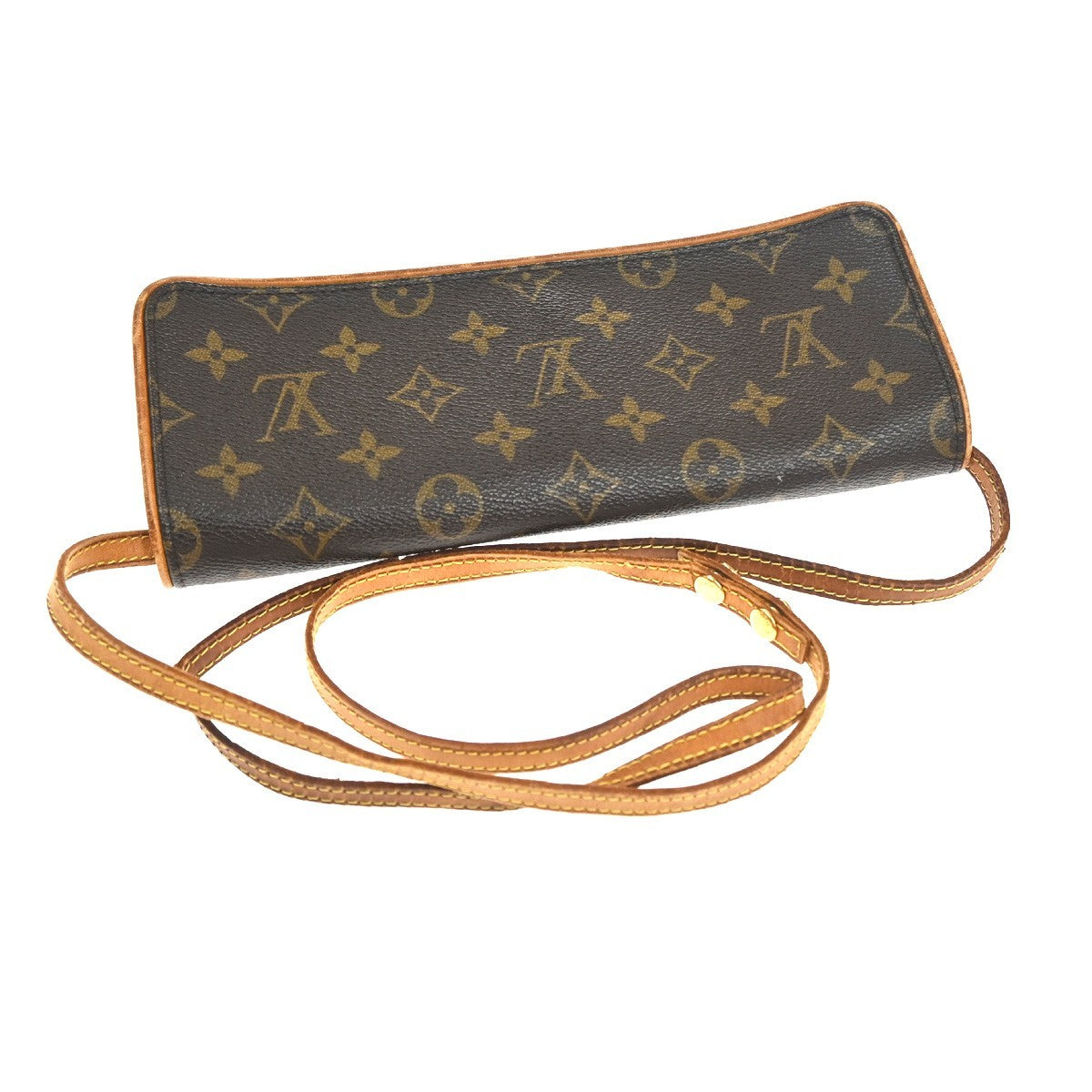 LOUIS VUITTON Pochette Twin GM 2Way Shoulder Bag Monogram Brown M51852 36KC549