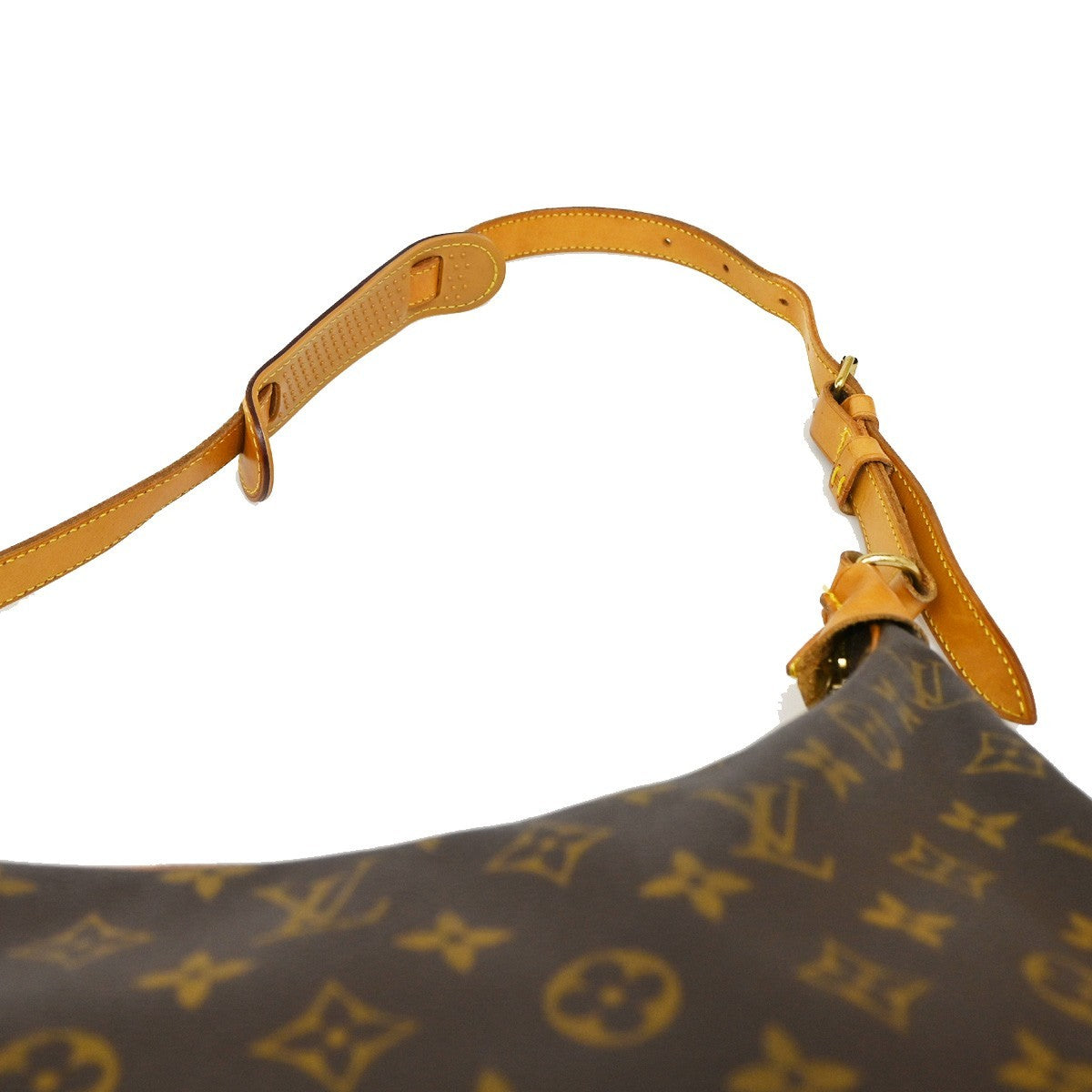 LOUIS VUITTON Boulogne 35 Shoulder Bag Monogram Leather Brown M51260 76KB633