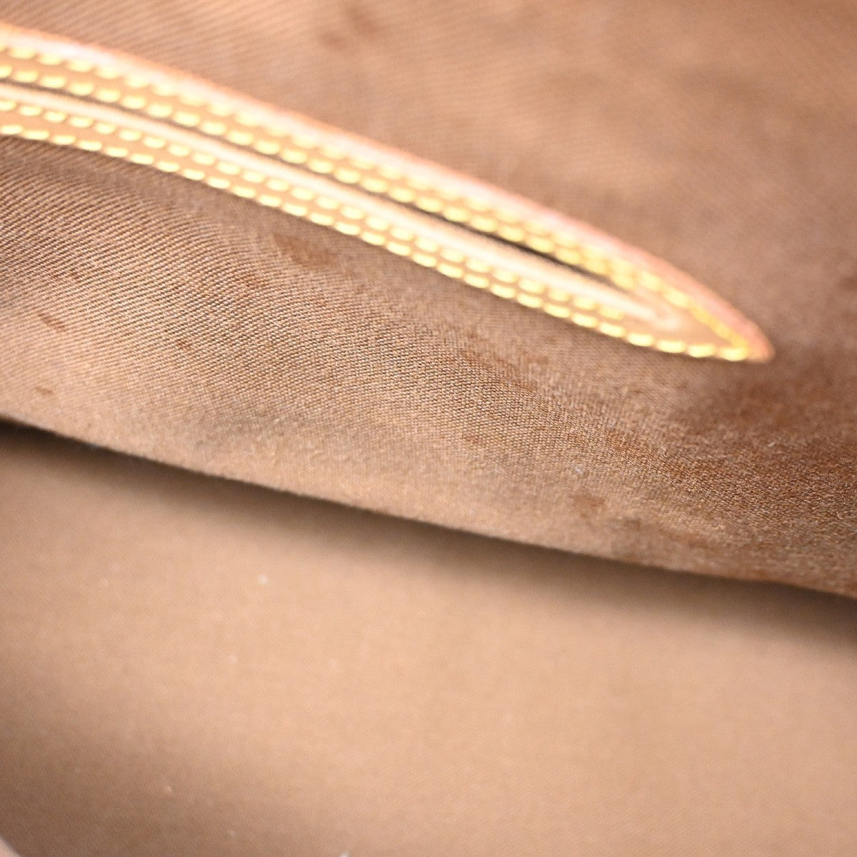 LOUIS VUITTON LV Logo Alma Hand Bag Monogram Leather Brown France M51130 84CA469