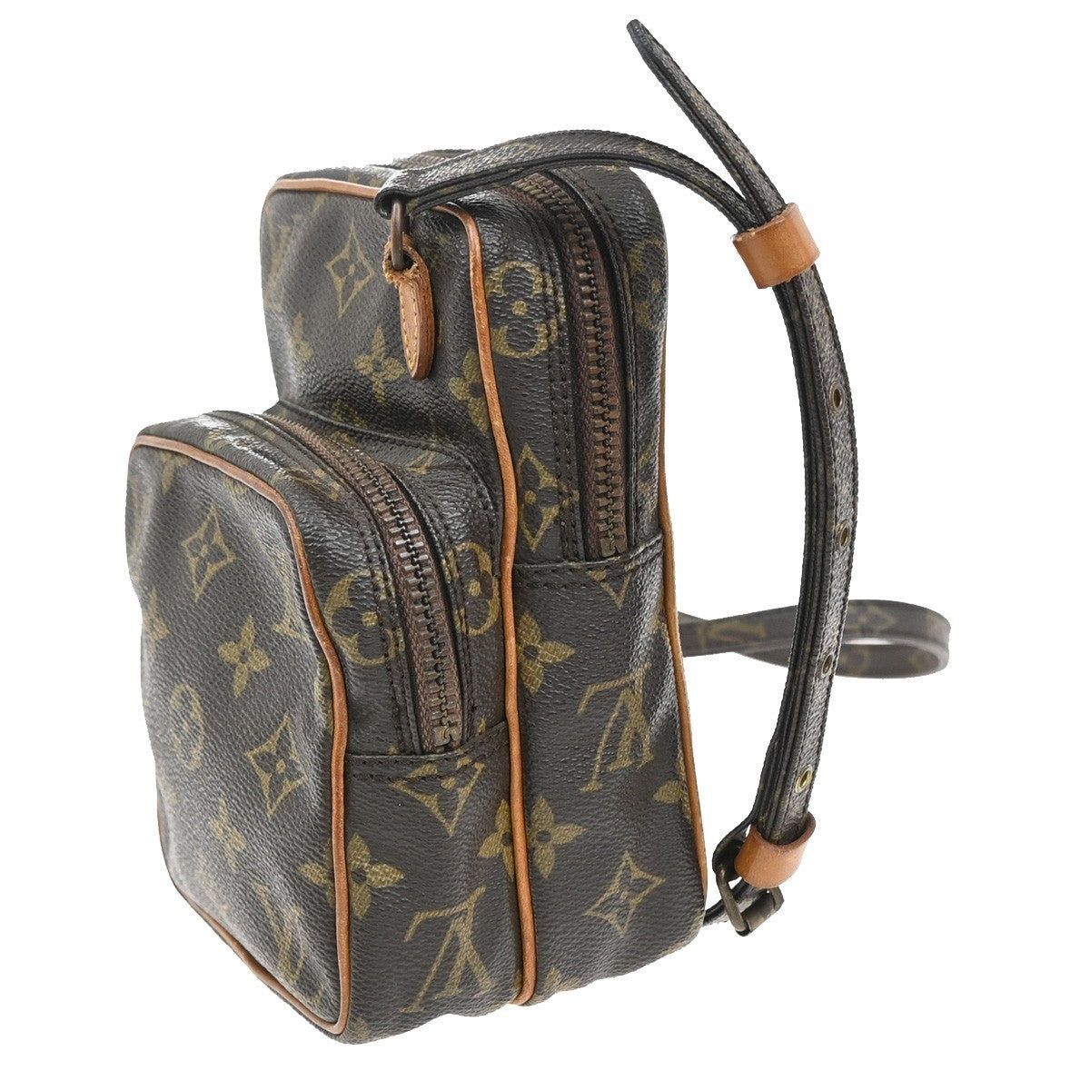 LOUIS VUITTON Mini Amazon Shoulder Bag Monogram Leather Brown M45238 86FC140