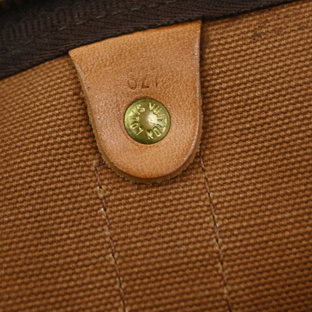 LOUIS VUITTON Keepall 55 Travel Hand Bag Monogram Leather Brown M41424 61YJ081