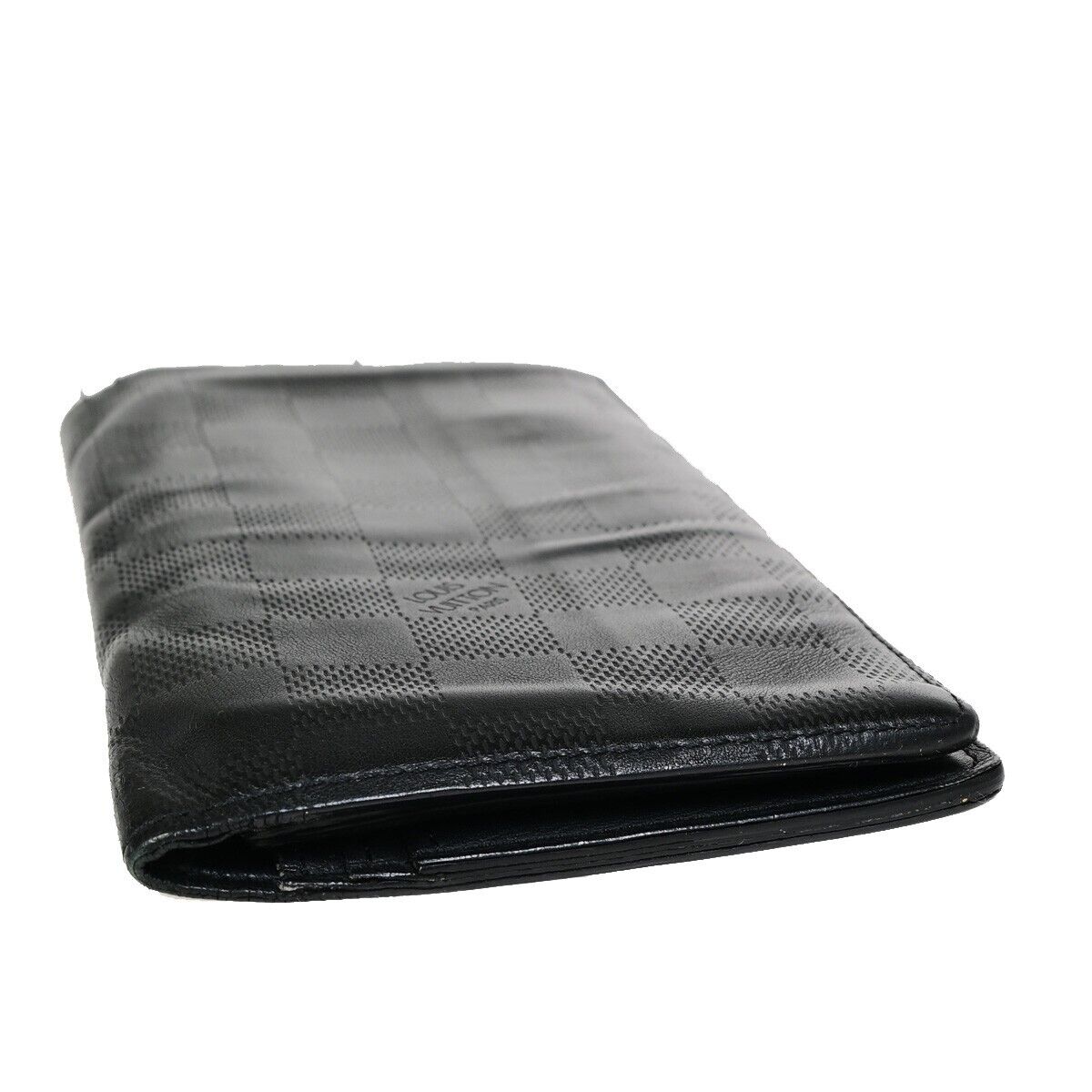 LOUIS VUITTON Brazza Long Bifold Wallet Damier Infini Leather BK N63010 02KA349
