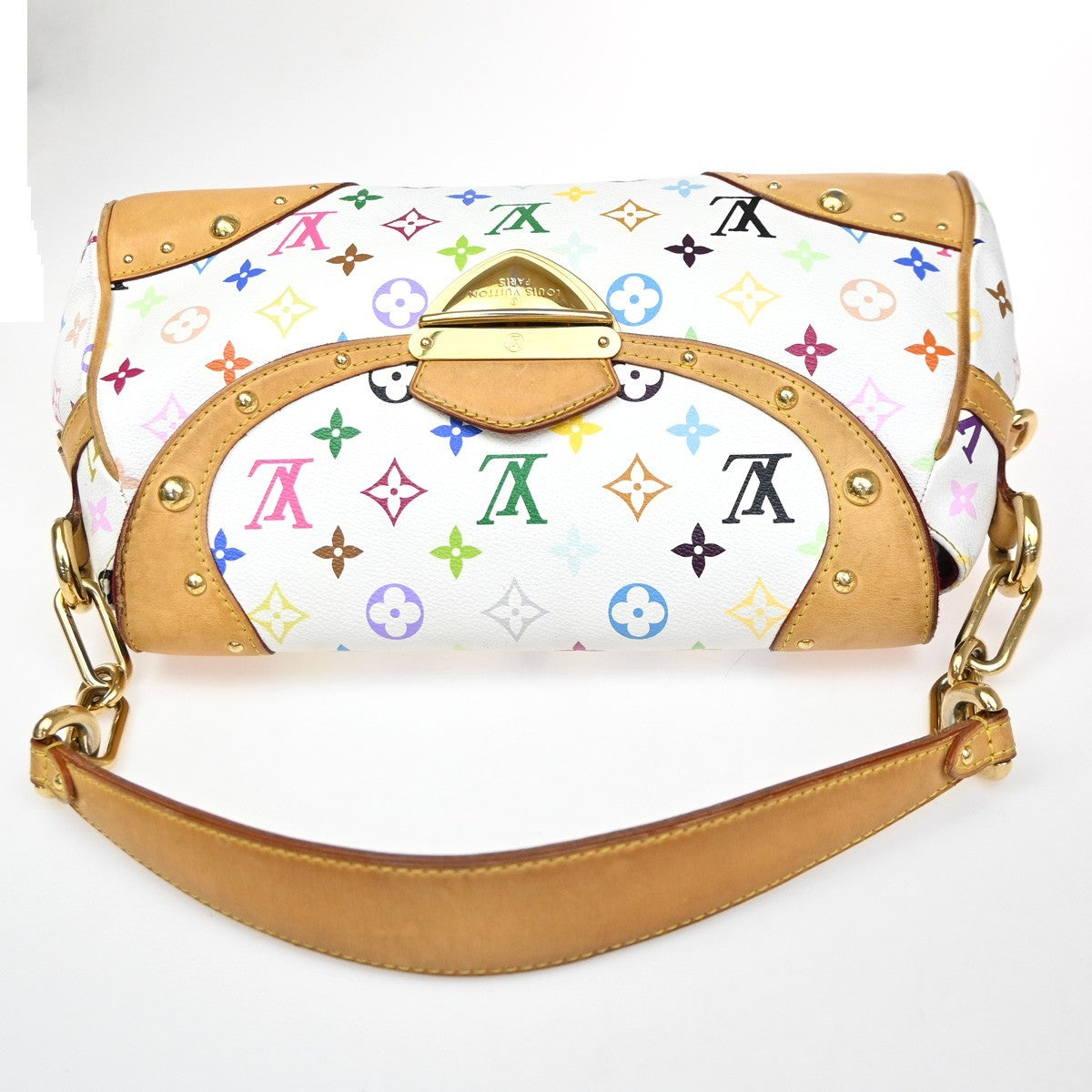 LOUIS VUITTON  Beverly GM Hand Bag Monogram Multi White GHW M40201 24CA612