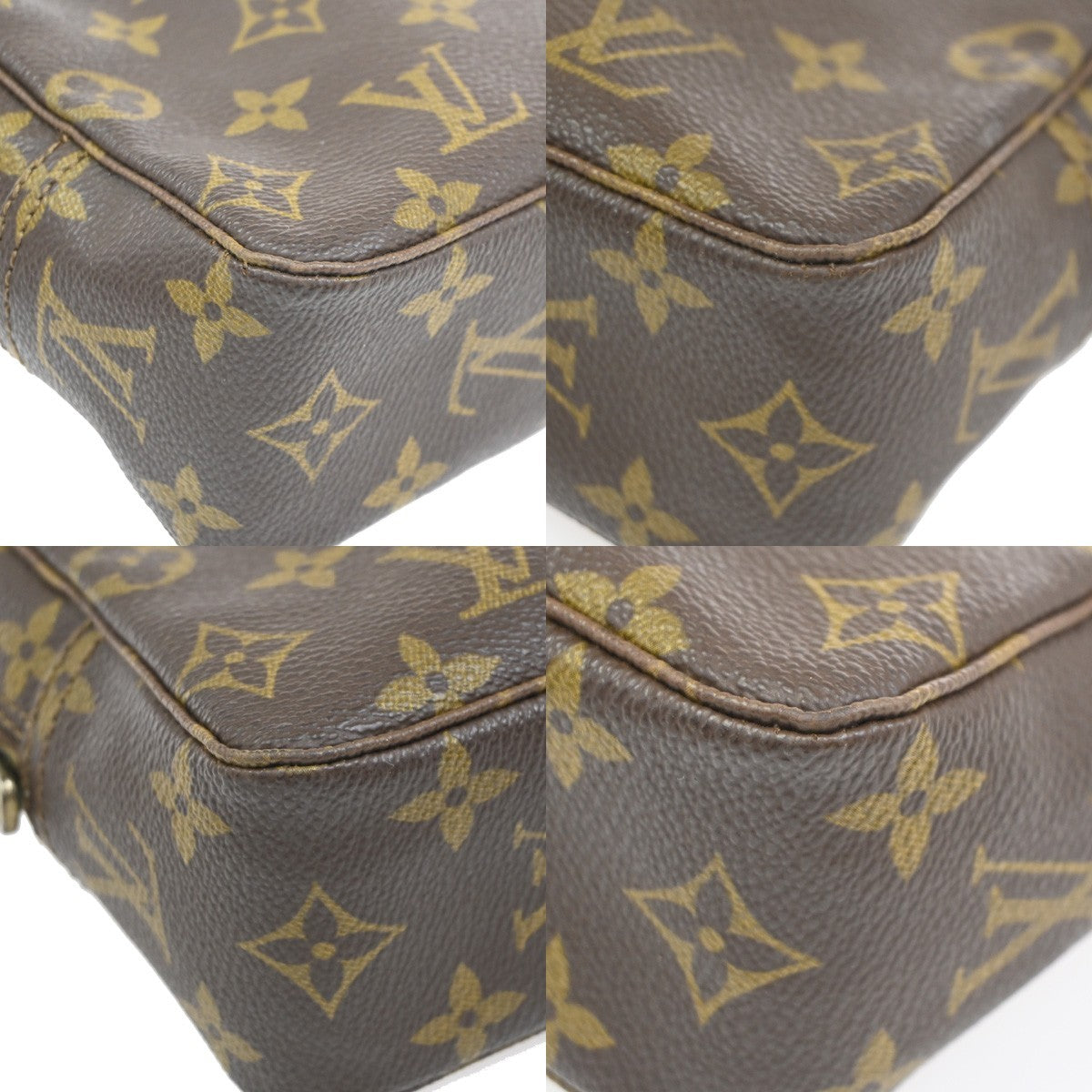 LOUIS VUITTON Trousse Toilette 18 Clutch Hand Bag Monogram Brown M47526 61CA760