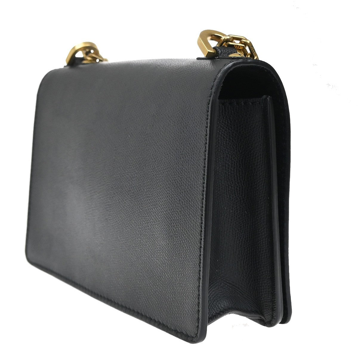 49.Live CHRISTIAN DIOR J'ADIOR Chain Shoulder Bag Leather Gray 41RL350