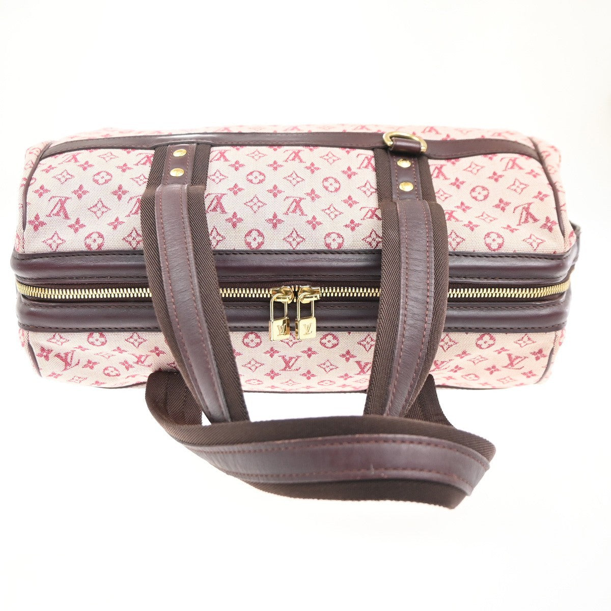 LOUIS VUITTON Josephine GM Hand Bag Monogram Mini Canvas Pink M92311 80MA336
