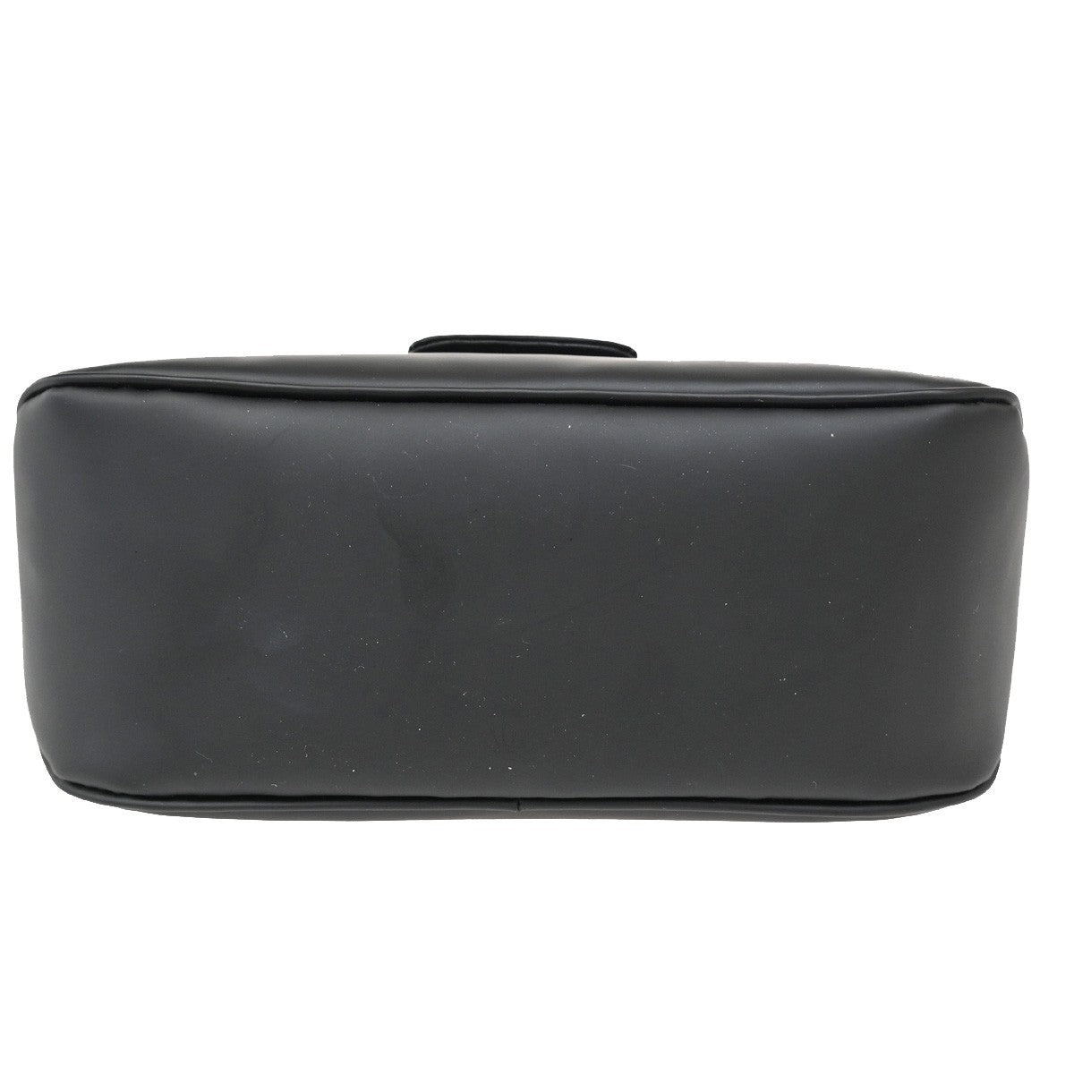 SALVATORE FERRAGAMO Logo Vara Shoulder Hand Bag PVC Black 07KB745