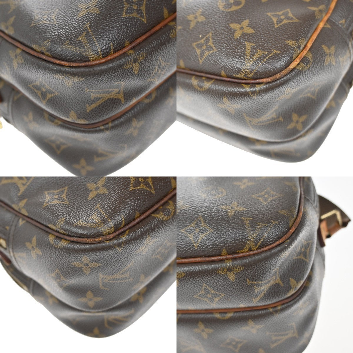 LOUIS VUITTON Reporter PM Crossbody Shoulder Bag Monogram Leather M45254 66KP106