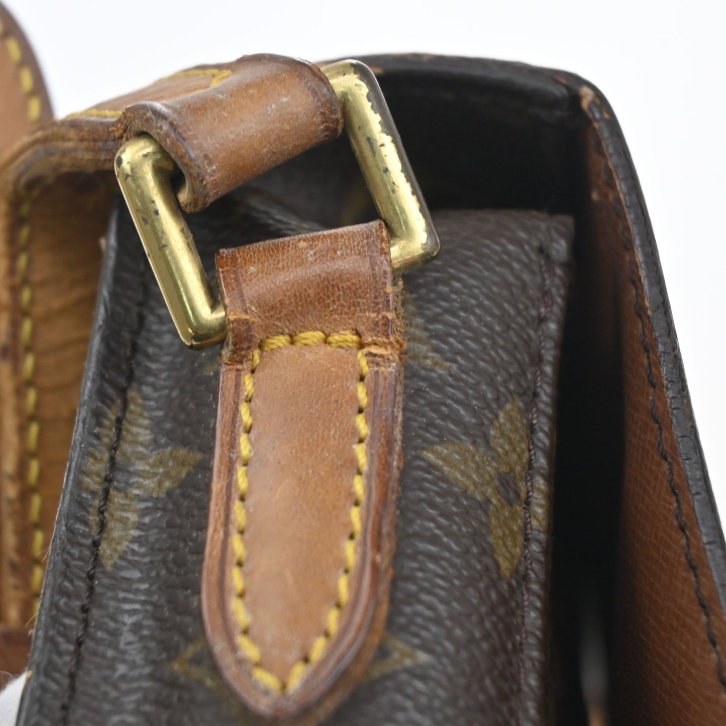 LOUIS VUITTON Mini Saint Cloud Shoulder Bag Monogram Leather BN M51244 38MA657