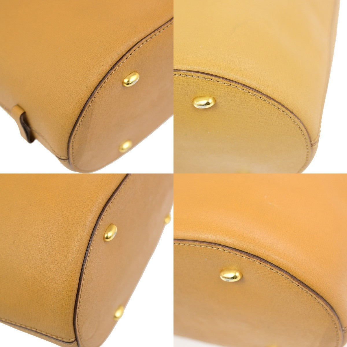 CELINE Logo Horse Carriage Shoulder Bag Leather Brown GHW Italy 68KD152