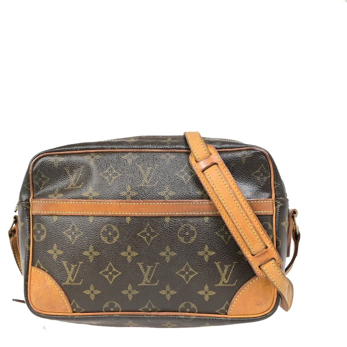 LOUIS VUITTON Trocadero 27 Shoulder Bag Monogram Leather Brown M51274 62EB651