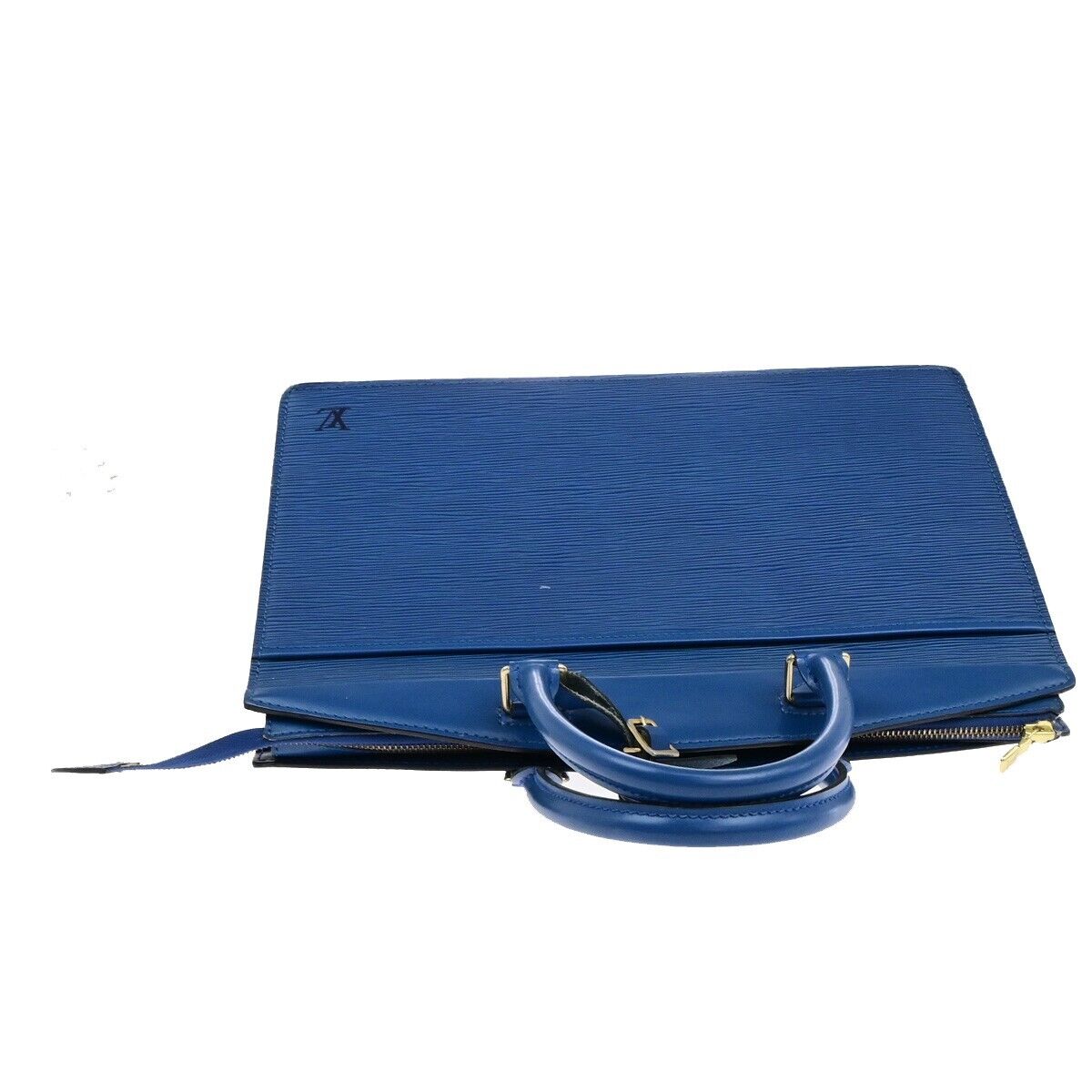 LOUIS VUITTON LV Logo Riviera Hand Bag Epi Leather Blue France M48185 64EA211