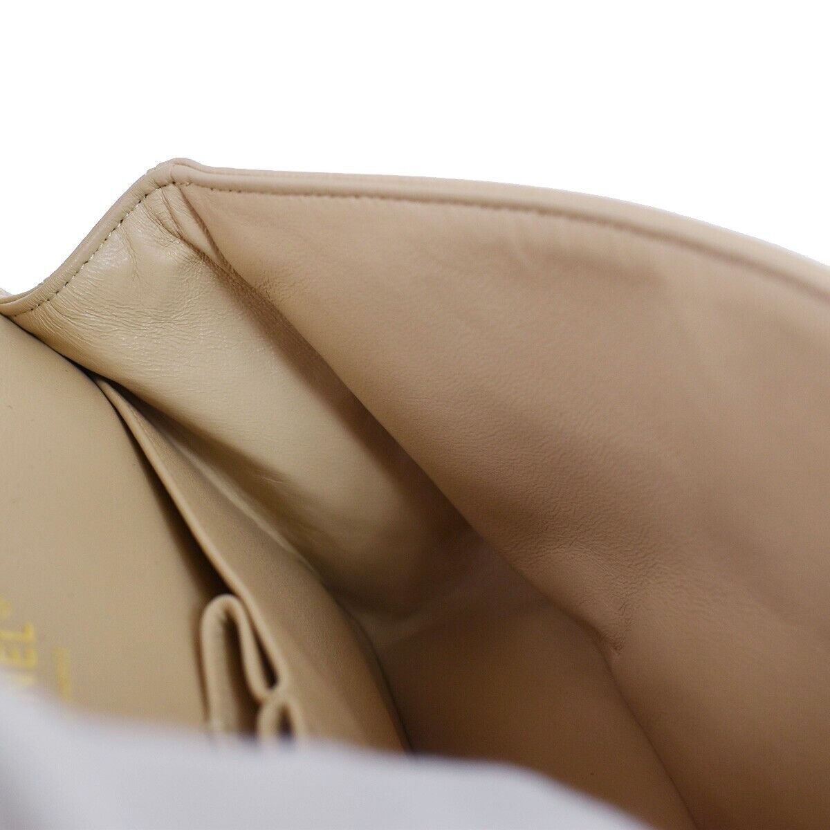 CHANEL CC Matelasse 25 Double Flap Chain Shoulder Bag Caviar Leather 6078LC372