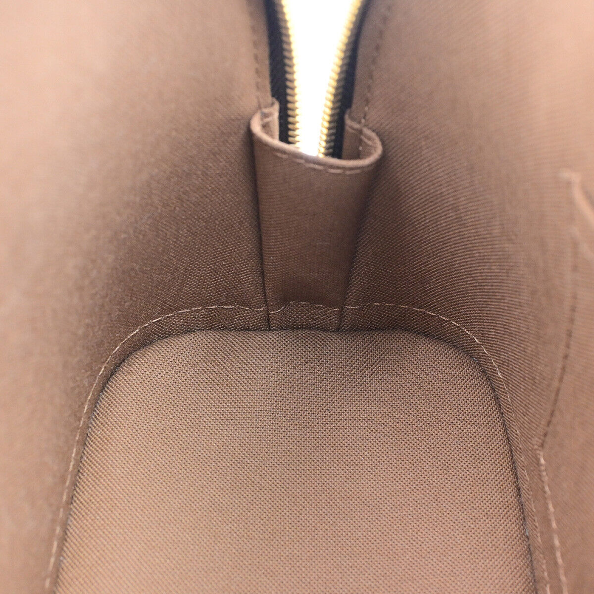 LOUIS VUITTON Alma BB 2Way Hand Bag Monogram Leather Brown Gold M53152 690RF198