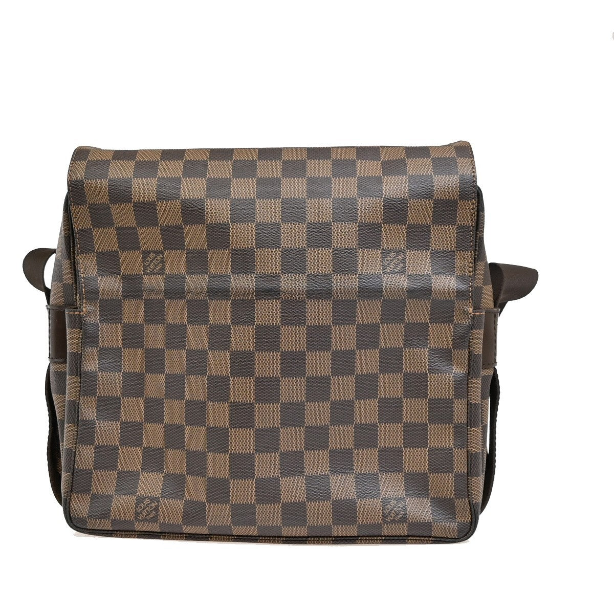 LOUIS VUITTON Naviglio Shoulder Bag Damier Ebene Leather Brown N45255 13EE142