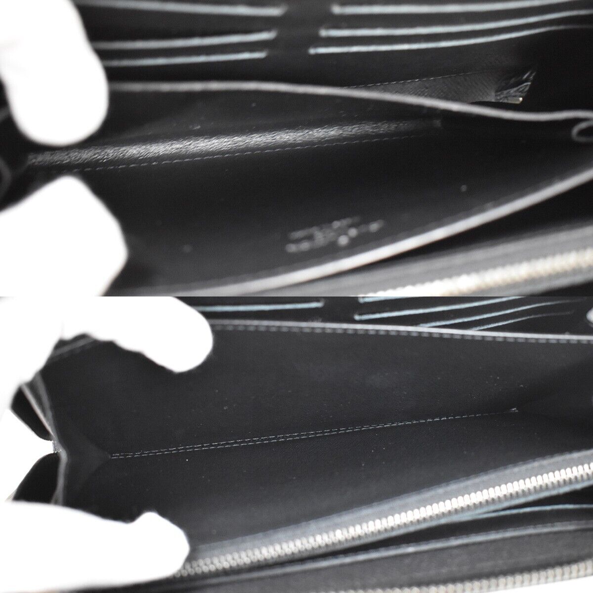 LOUIS VUITTON Zippy XL Long Bifold Wallet Monogram Eclipse BK M61698 93GA663