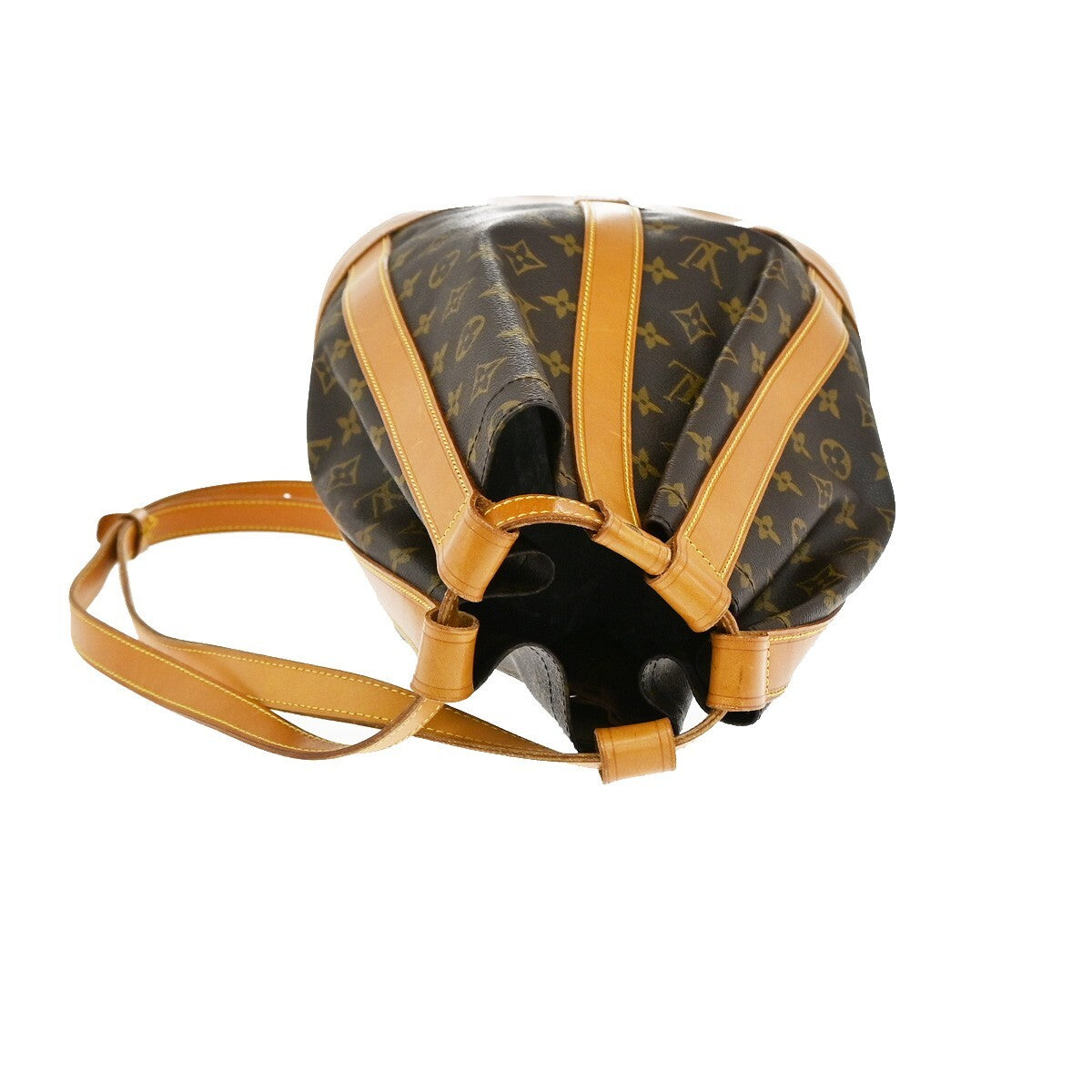 LOUIS VUITTON LV Randonnee PM Shoulder Bag Monogram Leather Brown M42243 99EE238