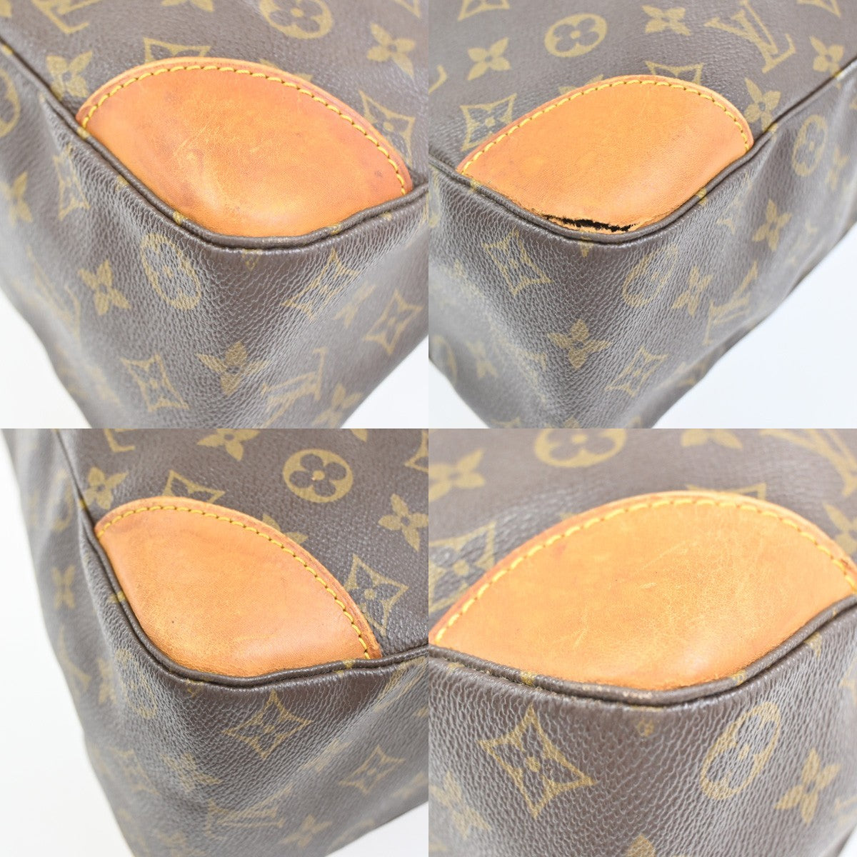 LOUIS VUITTON Boulogne 35 Shoulder Bag Monogram Leather Brown M51260 86SA009