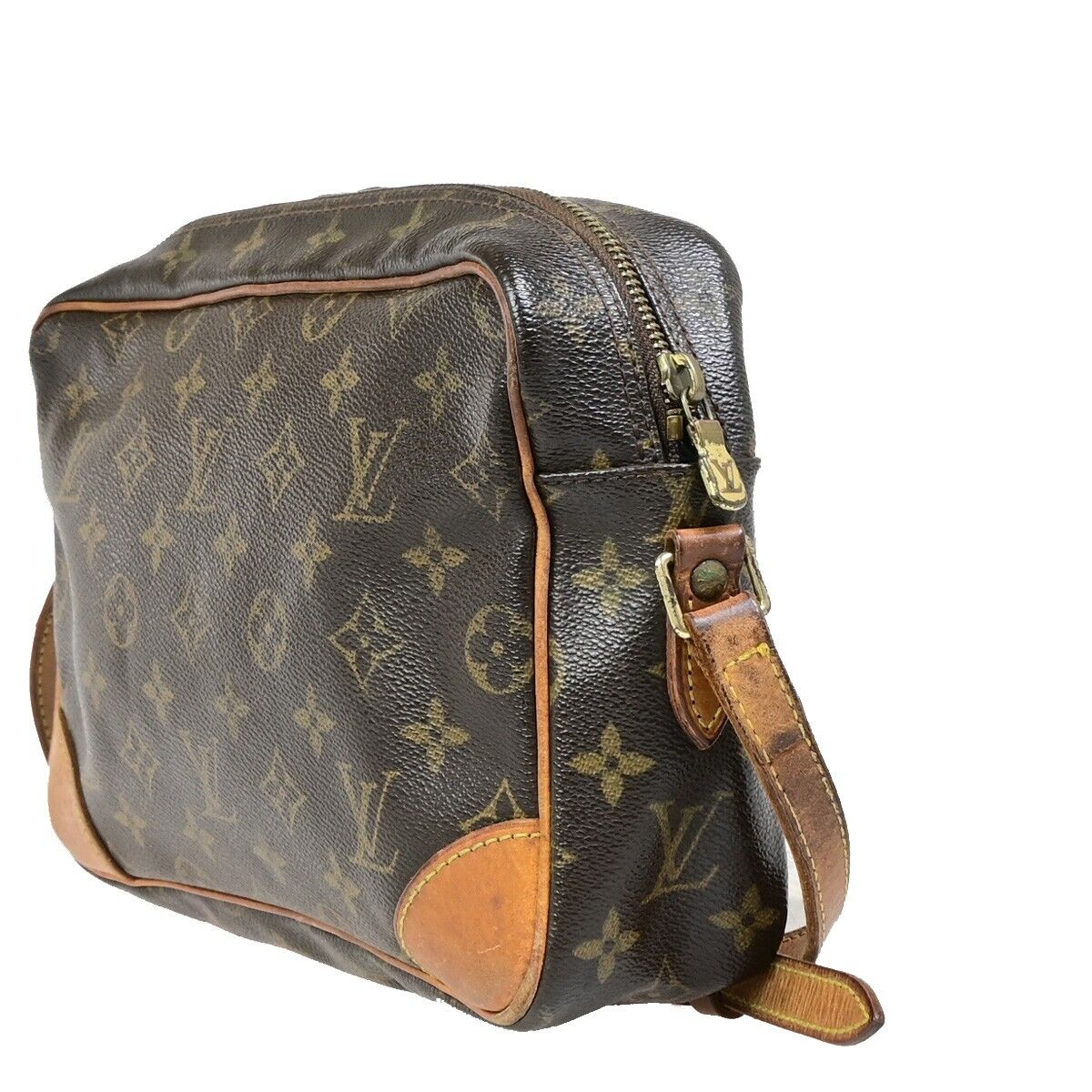 LOUIS VUITTON Trocadero 27 Shoulder Bag Monogram Leather Brown M51274 62EB651