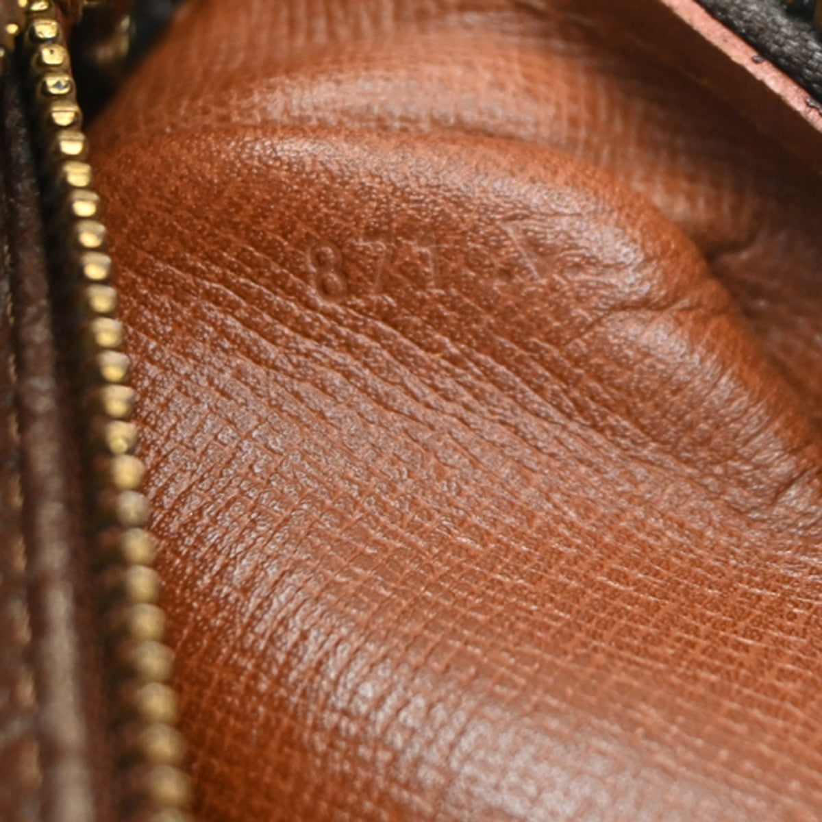 LOUIS VUITTON Jeune Fille GM Shoulder Bag Monogram Leather Brown M51225 39CA939