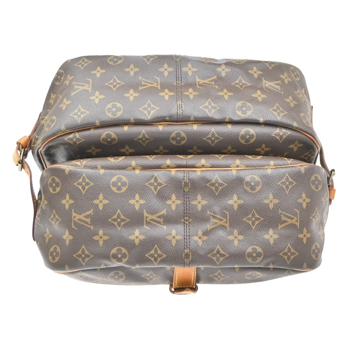 LOUIS VUITTON Saumur 35 Shoulder Bag Monogram Leather BN France M42254 83KC992