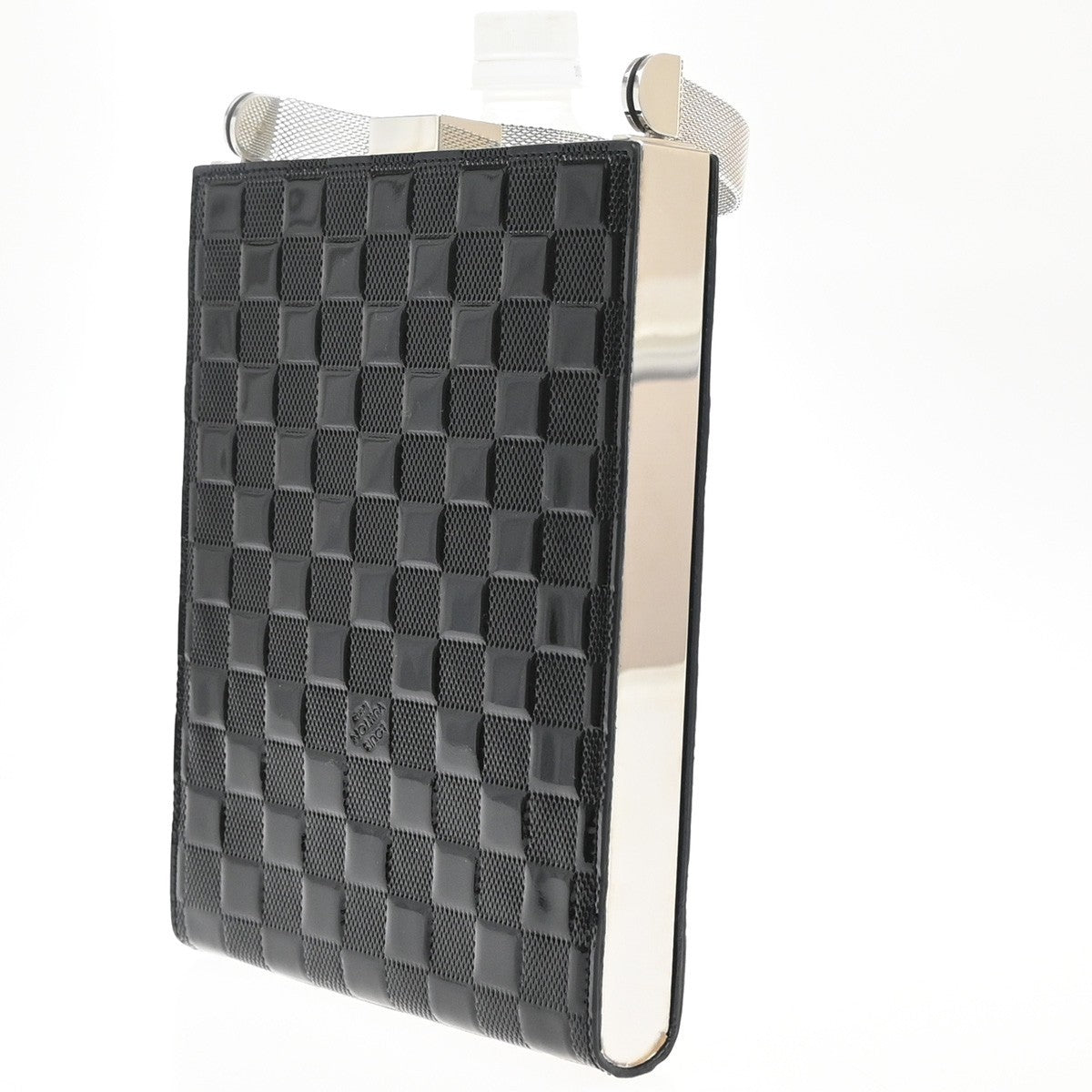 LOUIS VUITTON Ange Hand Bag Damier Vernis Leather Black Silver M92103 75KB434