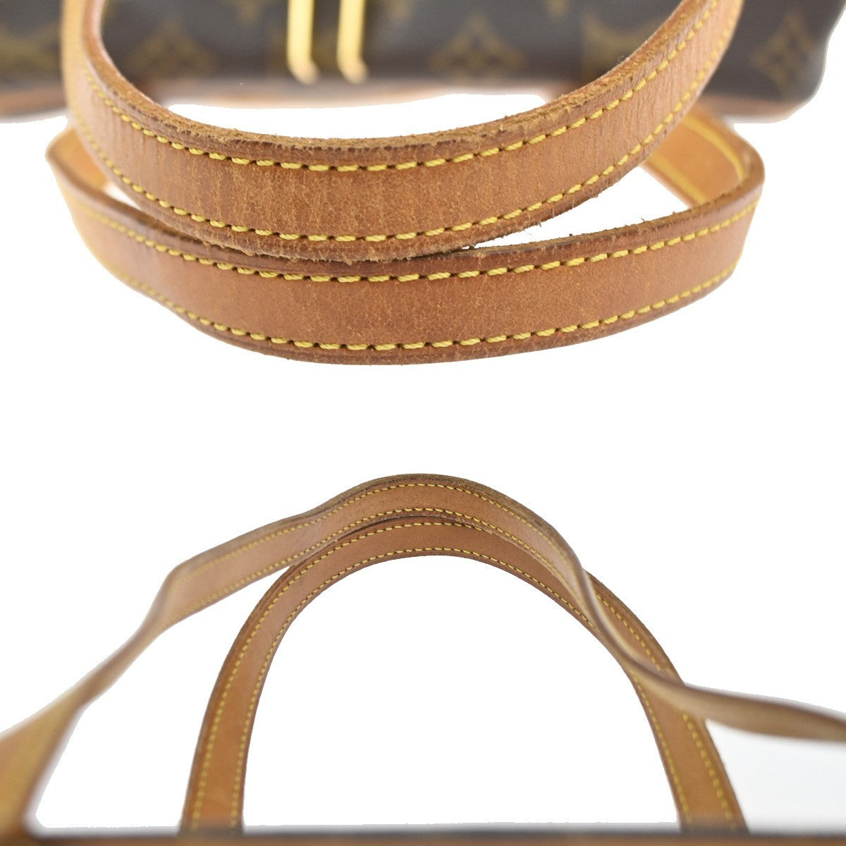 LOUIS VUITTON Cite MM Shoulder Bag Monogram Leather Brown France M51182 18YH989