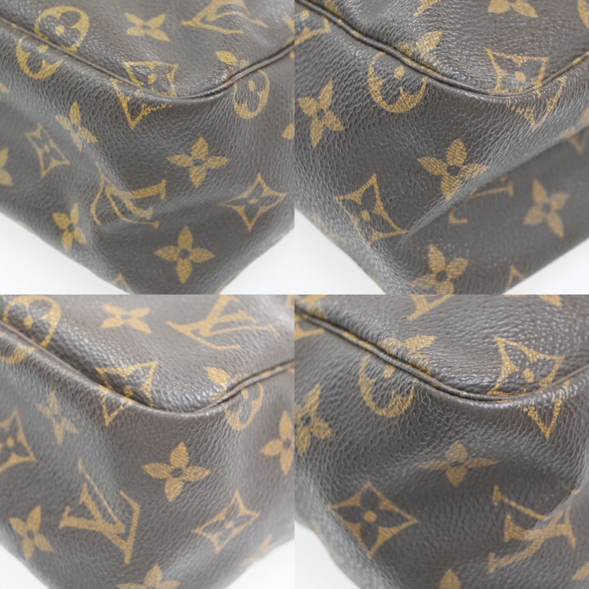 LOUIS VUITTON Trousse Toilette 28 Clutch Hand Bag Monogram Brown M47522 67KC360