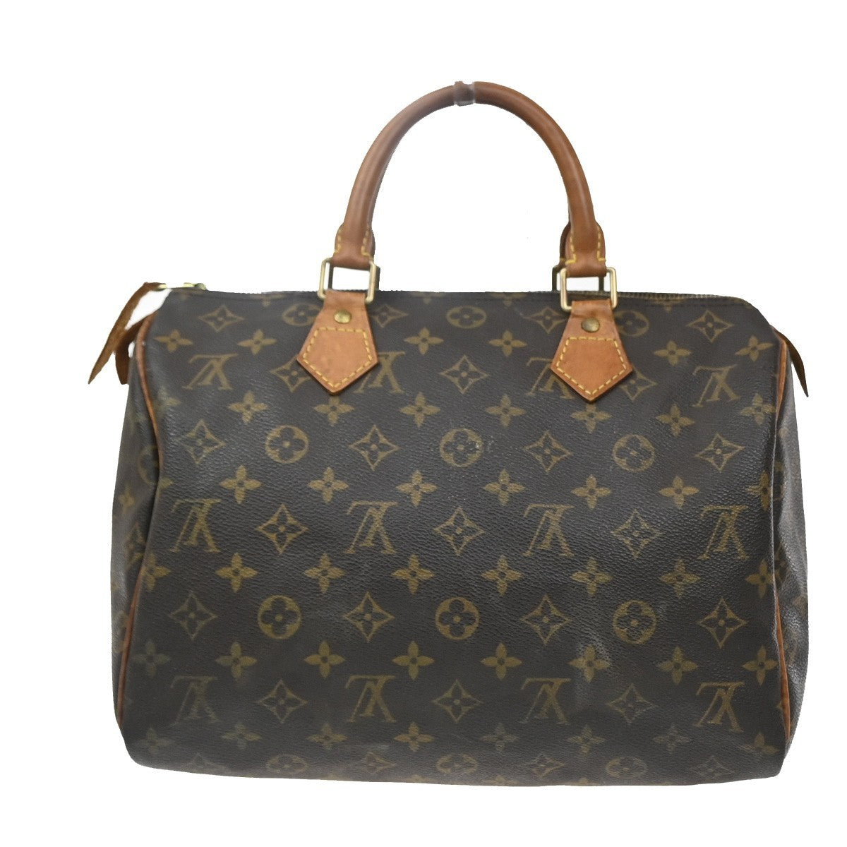 LOUIS VUITTON Speedy 30 Travel Hand Bag Monogram Leather Brown M41526 19PA023