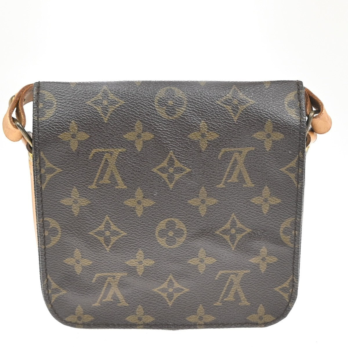 LOUIS VUITTON Mini Cartouchiere Shoulder Bag Monogram Leather BN M51254 80KC658
