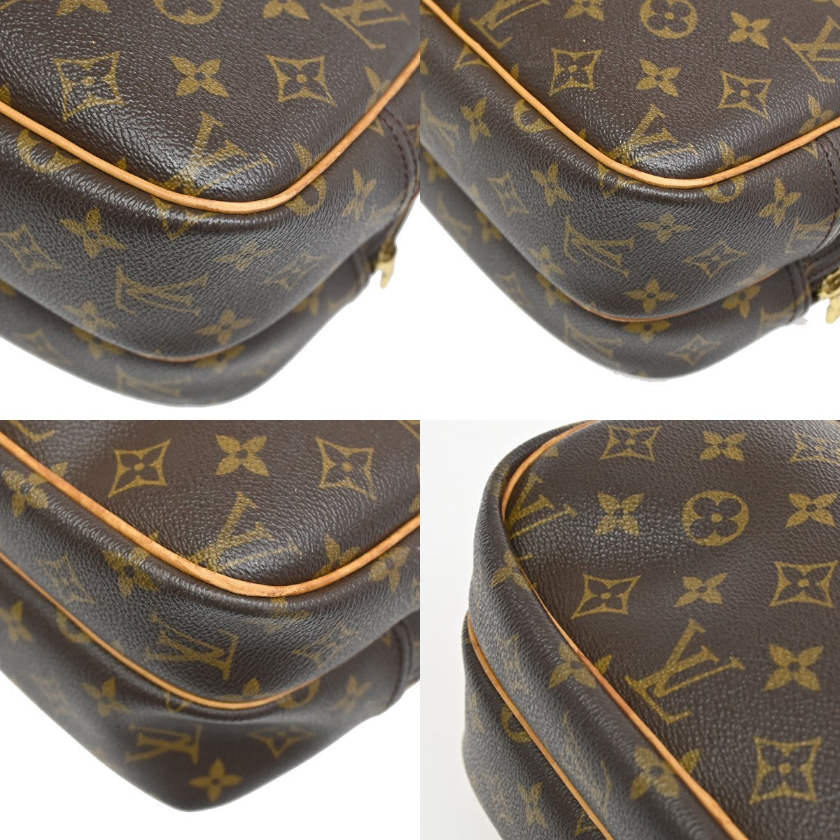LOUIS VUITTON Reporter PM Crossbody Shoulder Bag Monogram Leather M45254 31KB674
