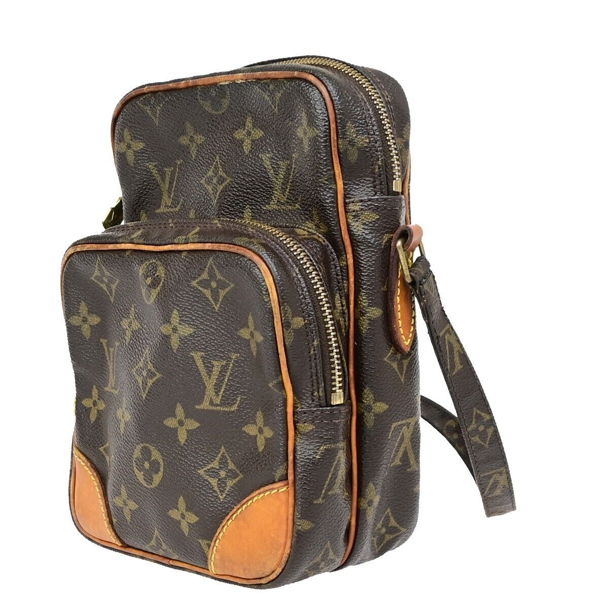 LOUIS VUITTON Amazon Crossbody Shoulder Bag Monogram Leather BN M45236 35KA485