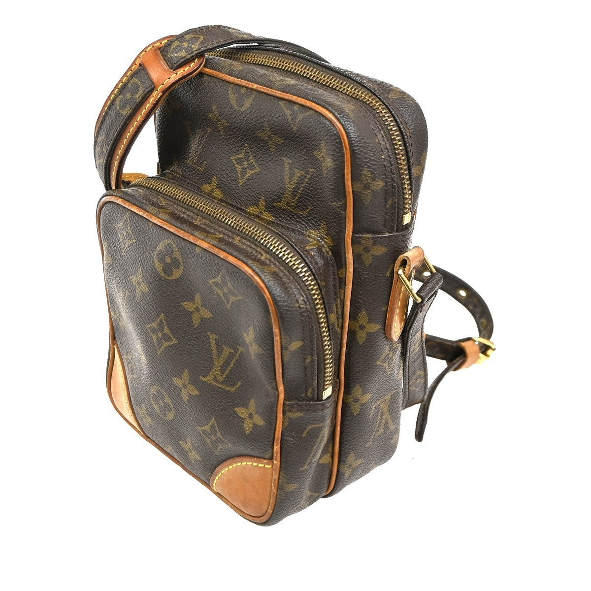 LOUIS VUITTON Amazon Crossbody Shoulder Bag Monogram Leather BN M45236 39TA532