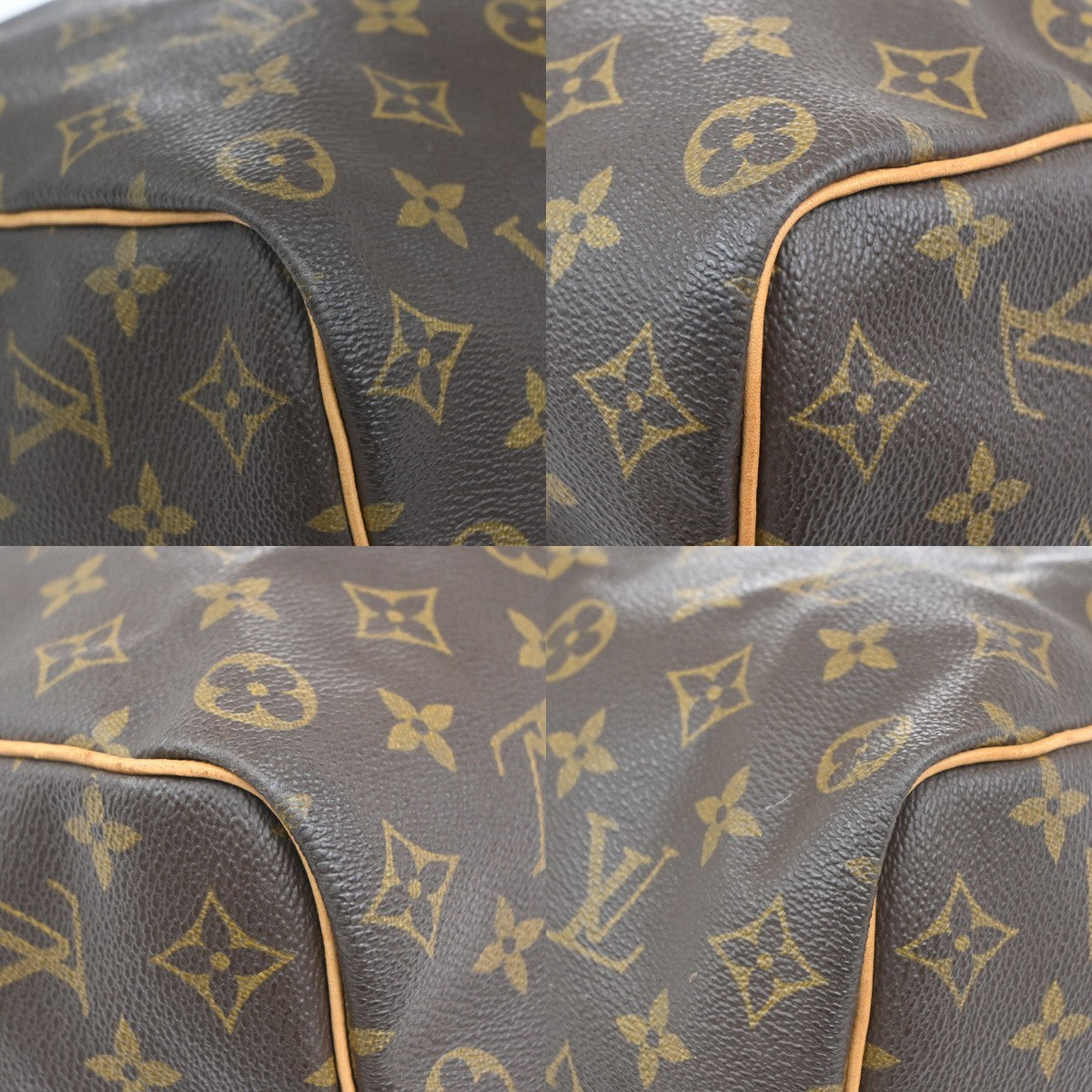 LOUIS VUITTON Keepall Bandouliere 50 2Way Hand Bag Monogram Brown M41416 97EG149