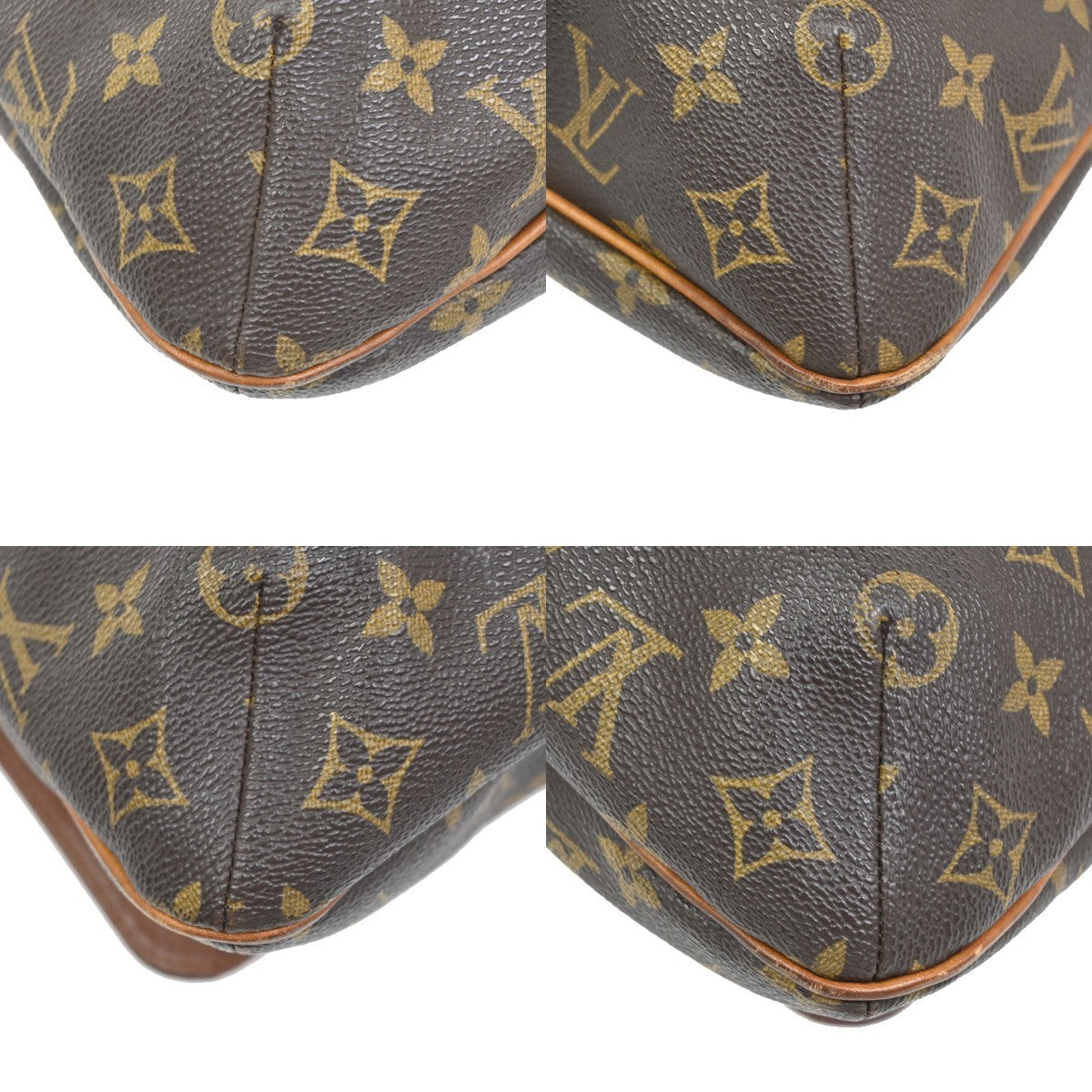 LOUIS VUITTON Musette Shoulder Bag Monogram Leather Brown France M51256 81KC182