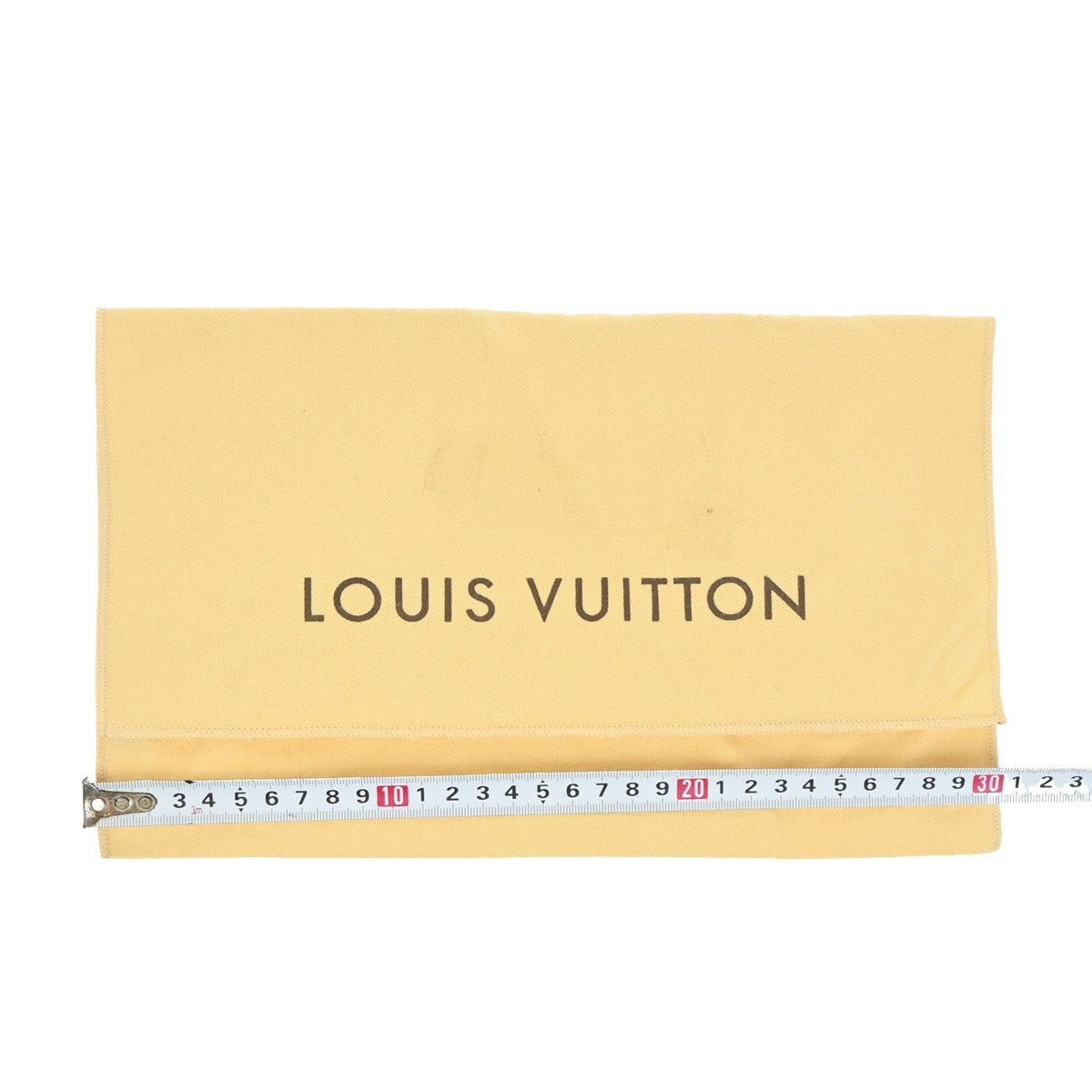 LOUIS VUITTON Logo 10 Set Dust Bag Drawstring Canvas Cotton Beige Brown 09KP045