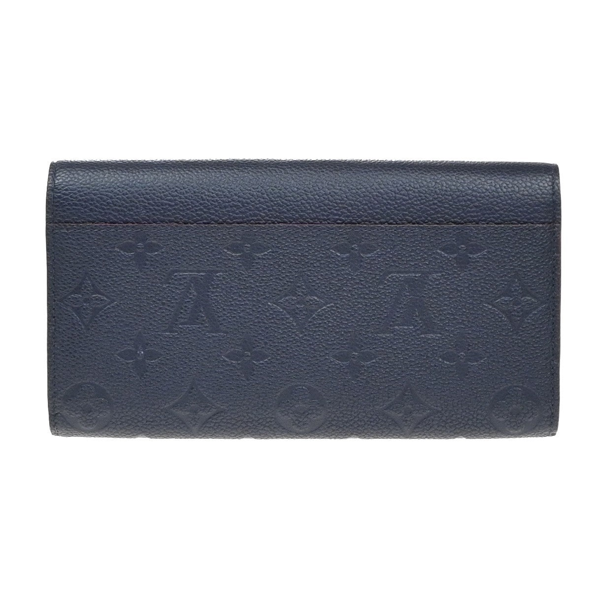 LOUIS VUITTON Portefeuille Sarah Wallet Monogram Empreinte Blue M62125 35KP200