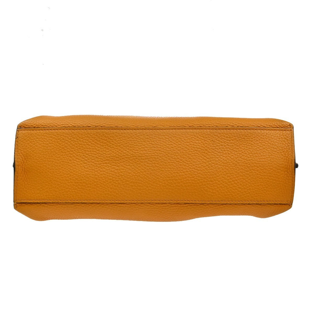 GUCCI GG Logo Daily 2Way Shoulder Hand Bag Bamboo Leather Orange 72KP091