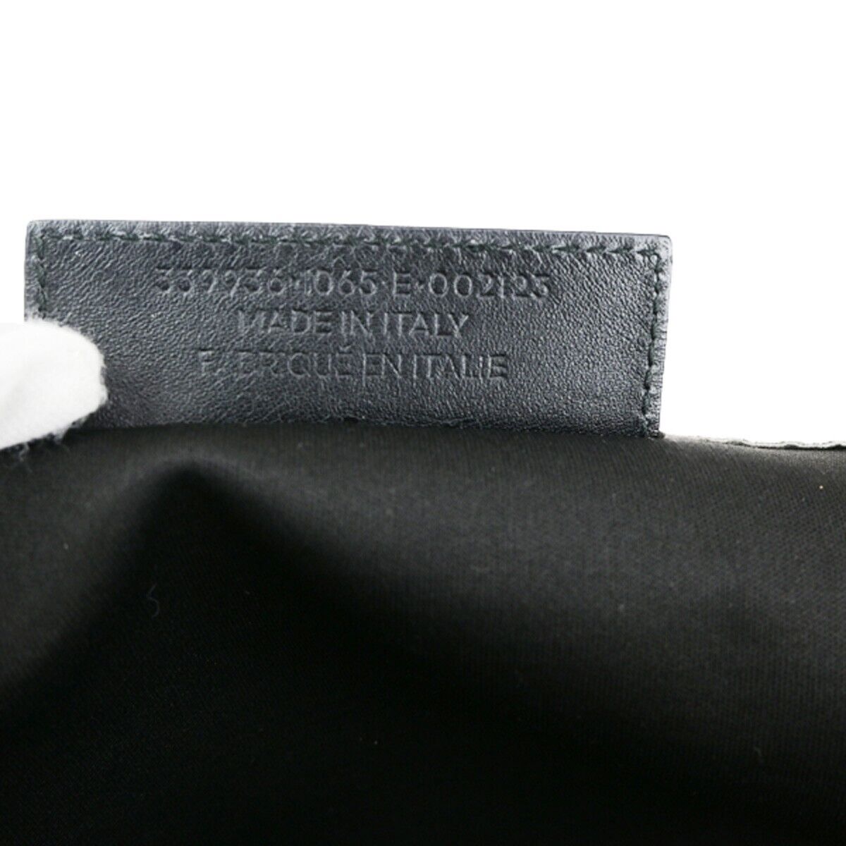 BALENCIAGA Navy Cabas M Shoulder Hand Bag Canvas Leather Ivory Black 37FB060