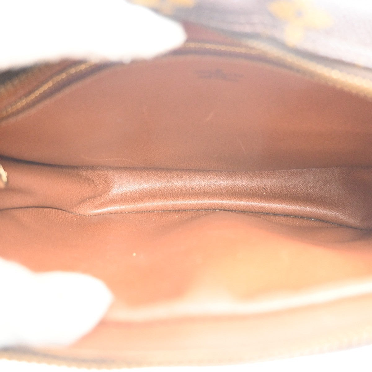 LOUIS VUITTON Jeune Fille MM Shoulder Bag Monogram Leather Brown M51226 64MA422