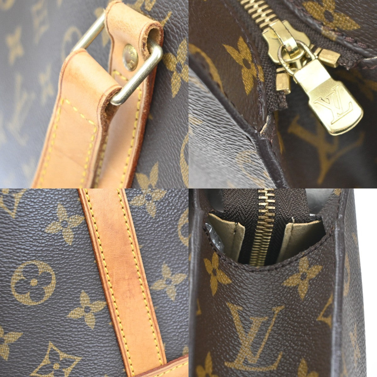 LOUIS VUITTON BABYLONE Shoulder Bag Monogram Leather Brown France M51102 11CB062