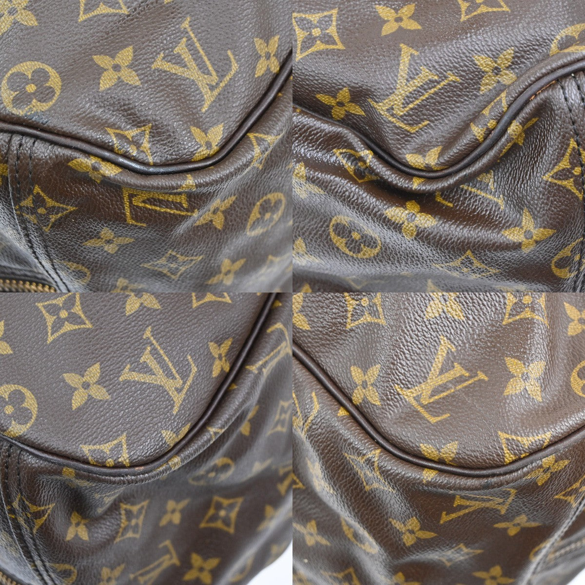 LOUIS VUITTON Plain Ale Ron Hand Bag Monogram Leather BN France M41440 05AA079