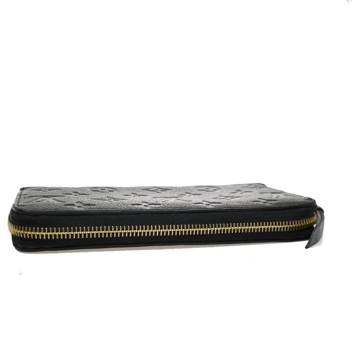LOUIS VUITTON LV Zippy Long Wallet Monogram Empreinte Balck M93435 76KB293