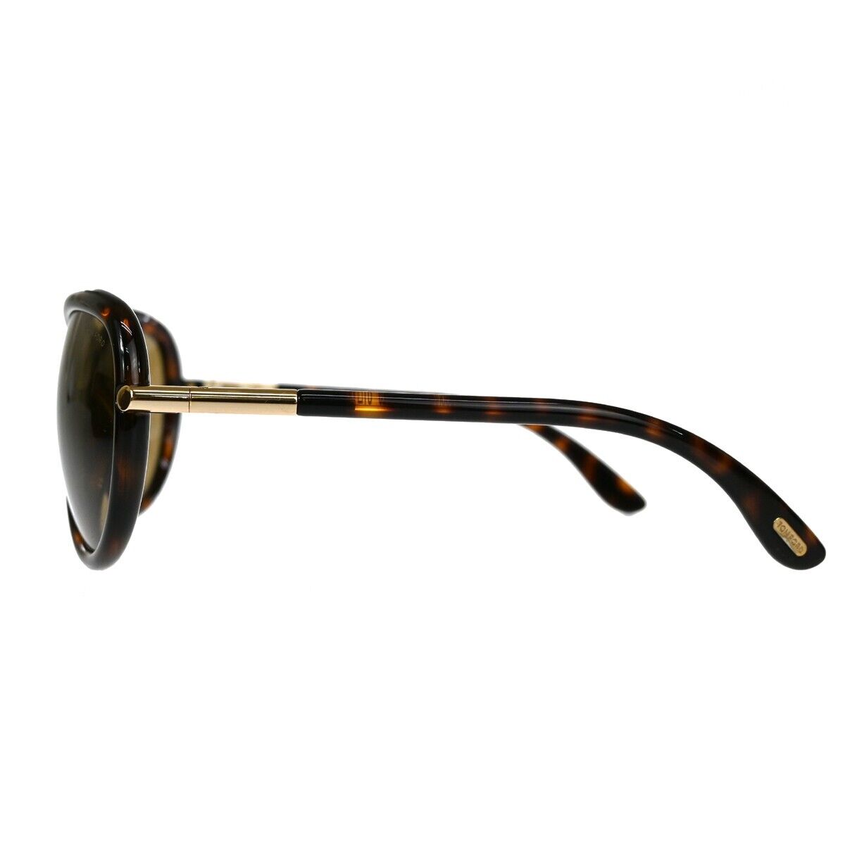TOM FORD Logo Sabrina Sunglasses  Eye Wear Plastic Brown Gold  TF161  02FA053