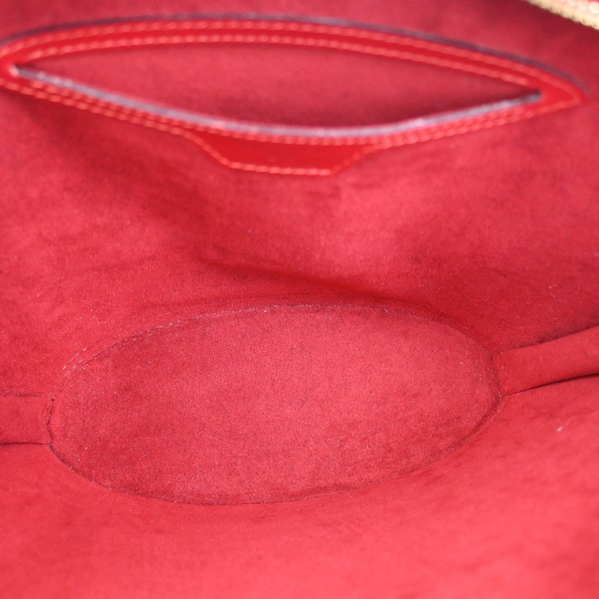 LOUIS VUITTON Saint Jacques Shoulder Hand Bag Epi Leather Red M52277 74RL925