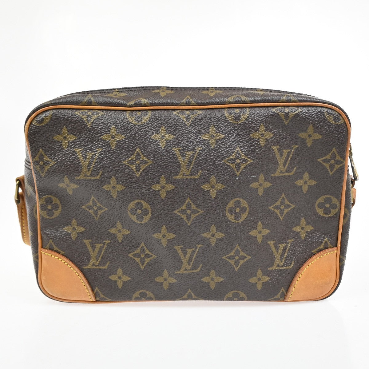 LOUIS VUITTON Trocadero 27 Shoulder Bag Monogram Leather Brown M51274 34KD218